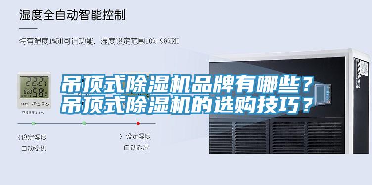 吊頂式榴莲视频官网APP品牌有哪些？吊頂式榴莲视频官网APP的選購技巧？