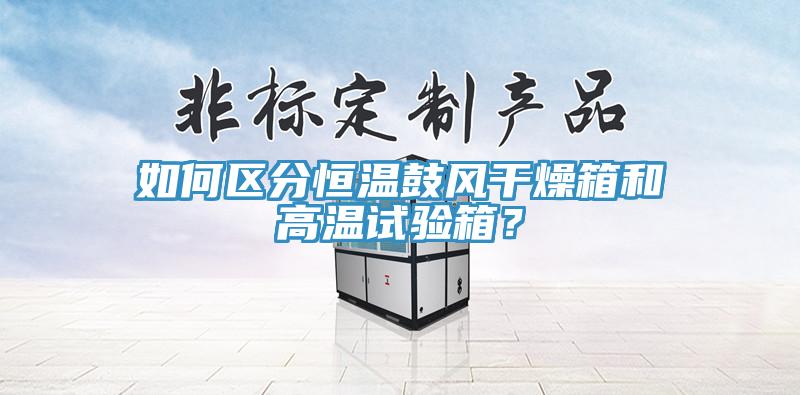如何區分恒溫鼓風幹燥箱和高溫試驗箱？