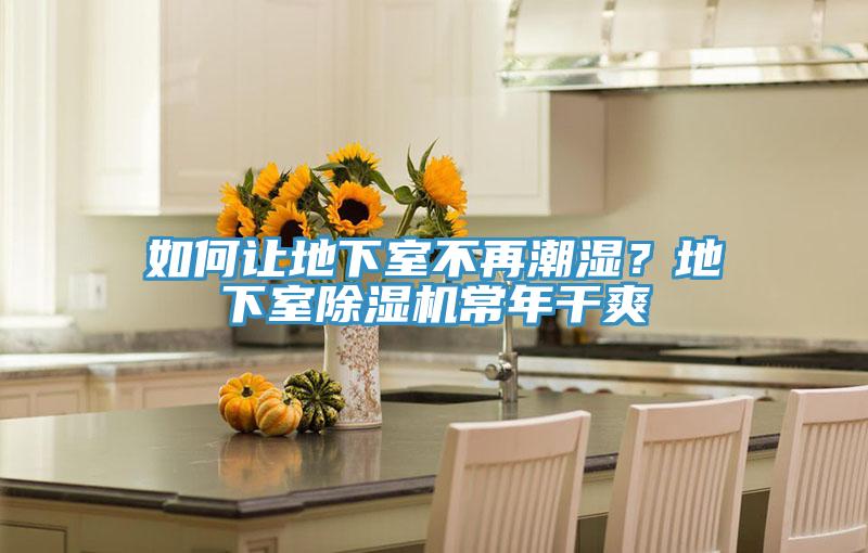 如何讓地下室不再潮濕？地下室榴莲视频官网APP常年幹爽