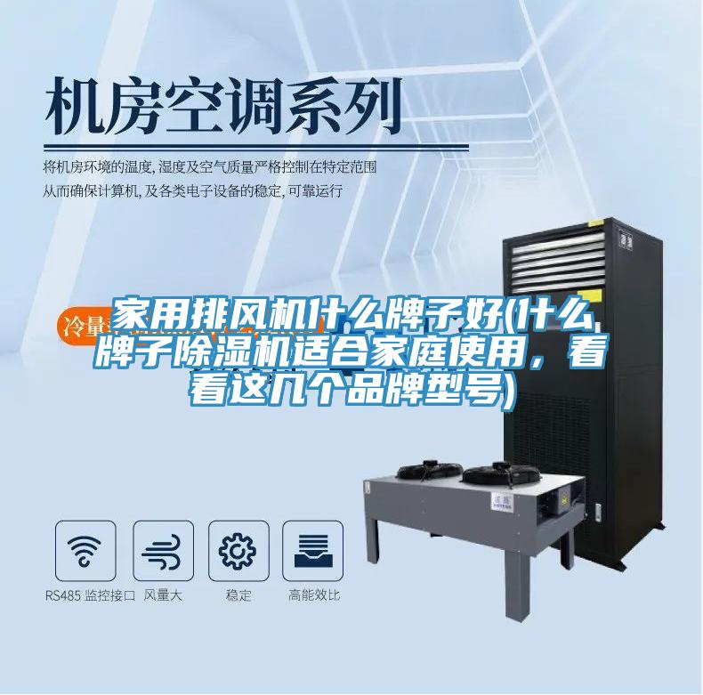 家用排風機什麽牌子好(什麽牌子榴莲视频官网APP適合家庭使用，看看這幾個品牌型號)