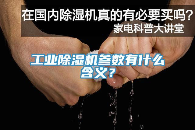 工業榴莲视频官网APP參數有什麽含義？