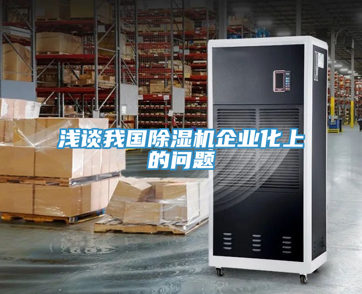 淺談我國榴莲视频官网APP企業化上的問題