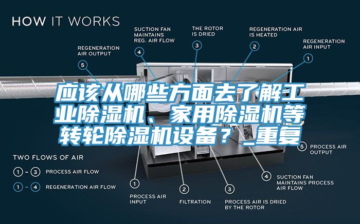 應該從哪些方麵去了解工業榴莲视频官网APP、家用榴莲视频官网APP等轉輪榴莲视频官网APP設備？_重複