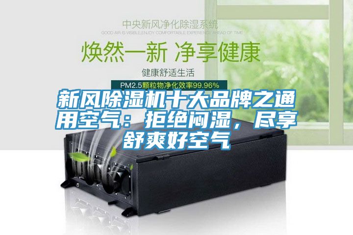 新風榴莲视频官网APP十大品牌之通用空氣：拒絕悶濕，盡享舒爽好空氣