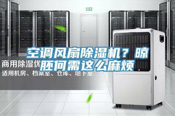 空調風扇榴莲视频官网APP？晾胚何需這麽麻煩
