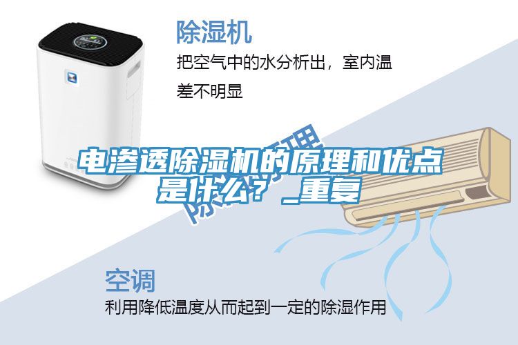 電滲透榴莲视频官网APP的原理和優點是什麽？_重複