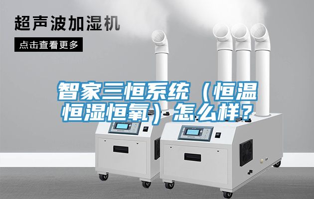 智家三恒係統（恒溫恒濕恒氧）怎麽樣？