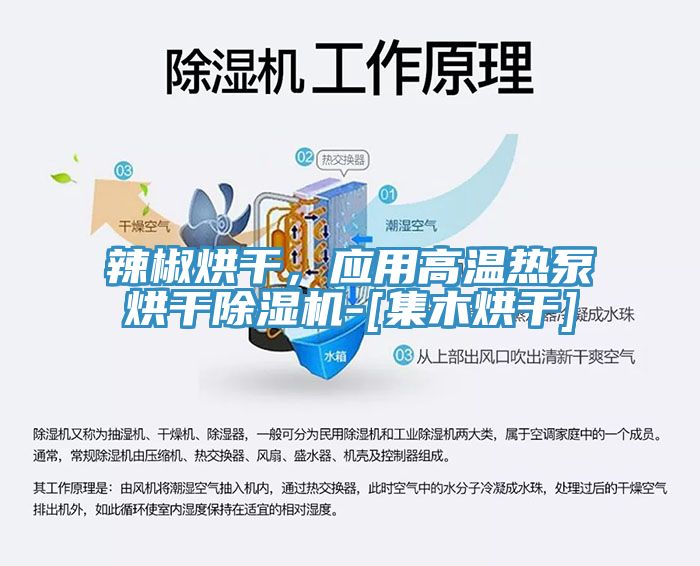 辣椒烘幹，應用高溫熱泵烘幹榴莲视频官网APP-[集木烘幹]