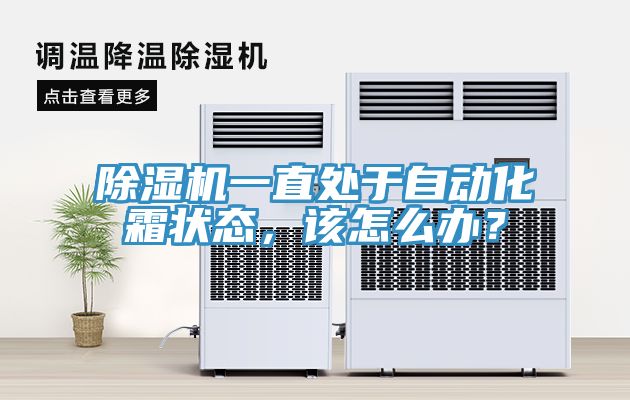 榴莲视频官网APP一直處於自動化霜狀態，該怎麽辦？