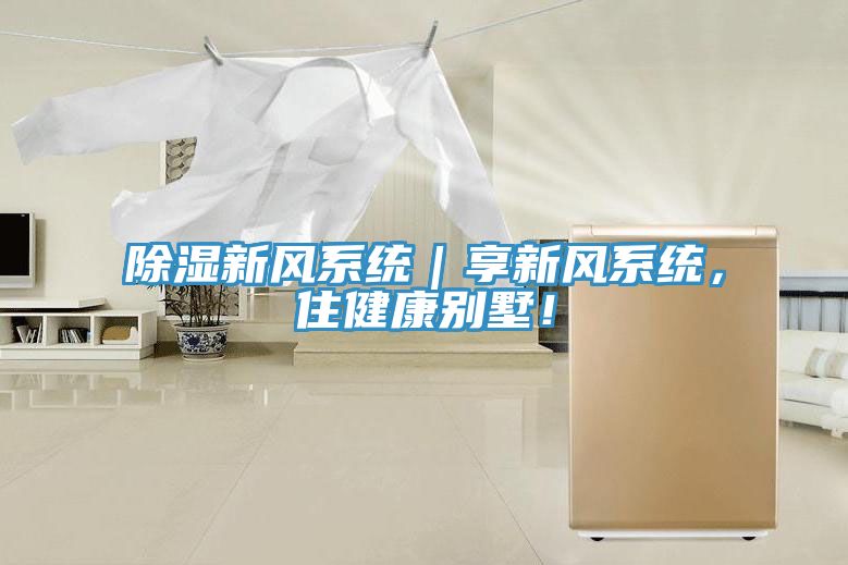 除濕新風係統｜享新風係統，住健康別墅！
