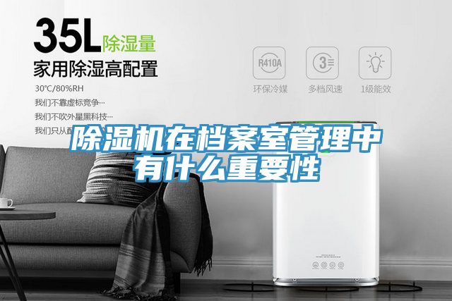 榴莲视频官网APP在檔案室管理中有什麽重要性