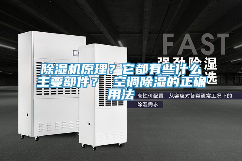 榴莲视频官网APP原理？它都有些什麽主要部件？ 空調除濕的正確用法