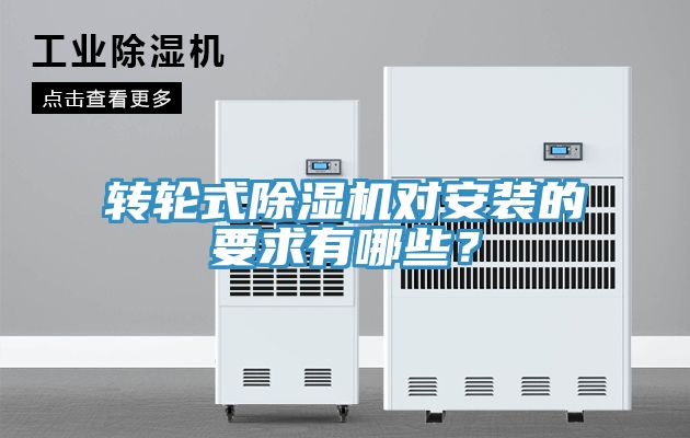 轉輪式榴莲视频官网APP對安裝的要求有哪些？