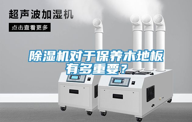 榴莲视频官网APP對於保養木地板有多重要？